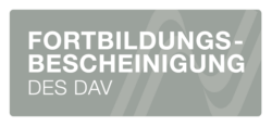 Fortbildungsbescheinigung des DAV